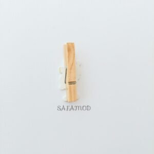 Pince en bois Père Noël